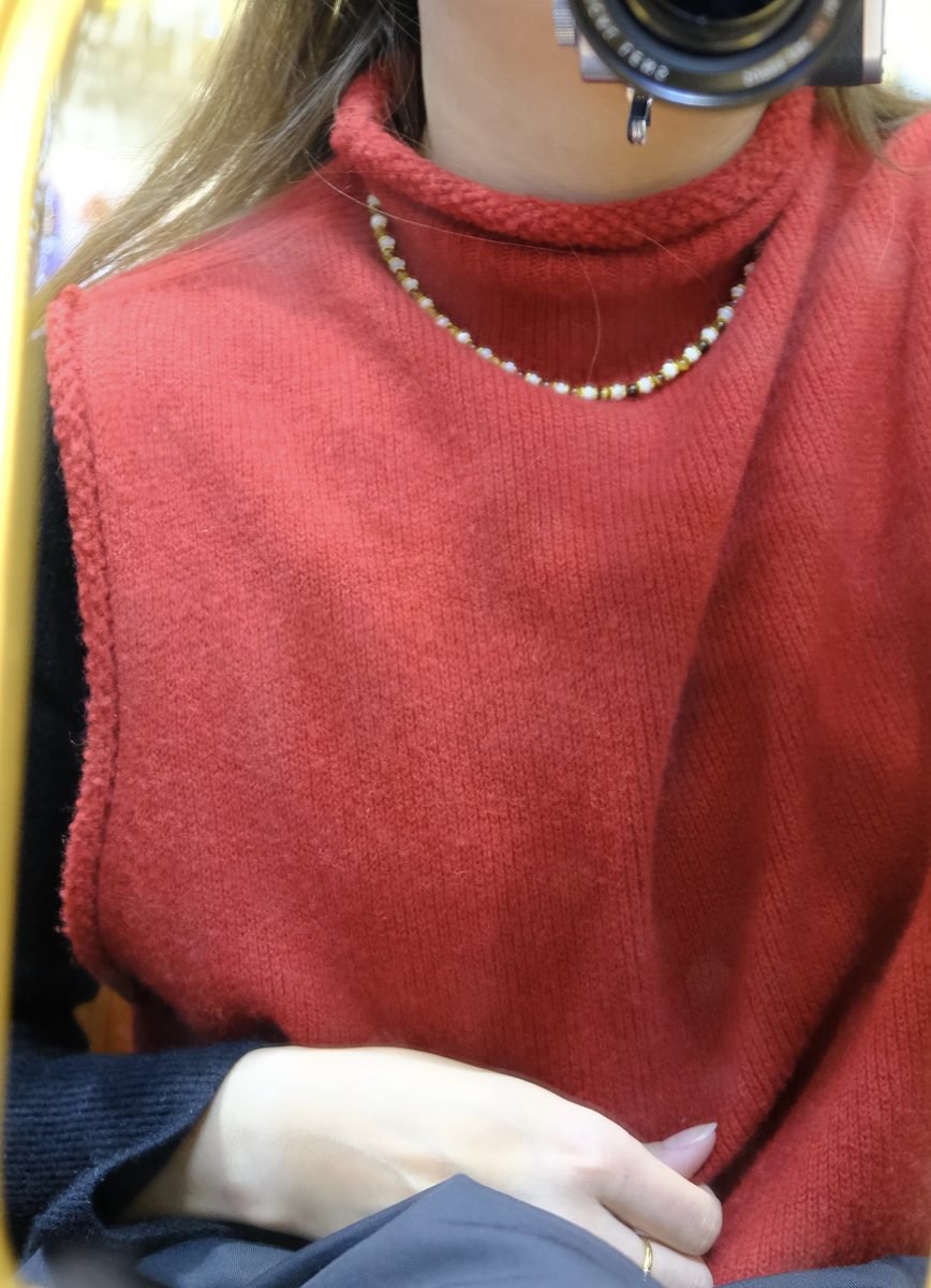5mm Citrine Necklace with Tiger Eye - Image 5