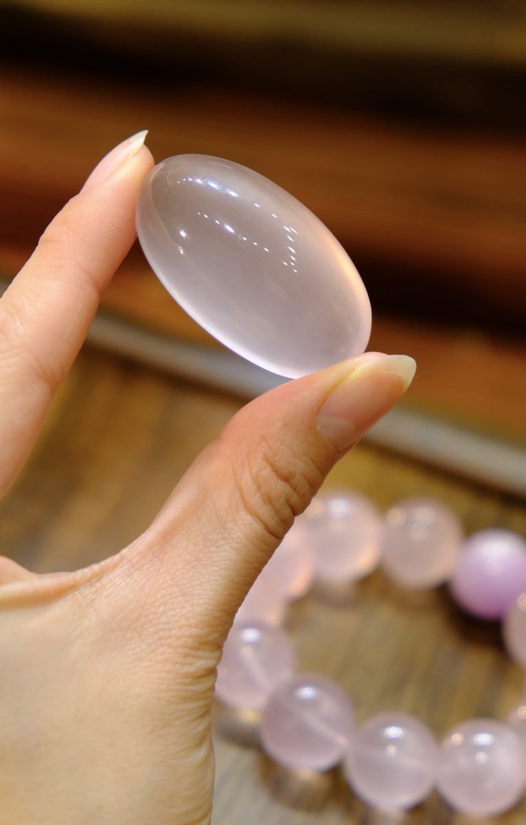 18.3mm Rose Quartz Necklace - Image 5