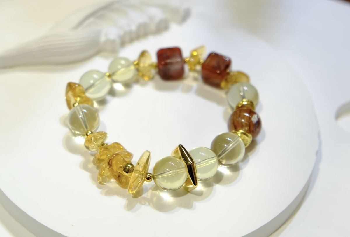 11-12mm Citrine Chip Bracelet