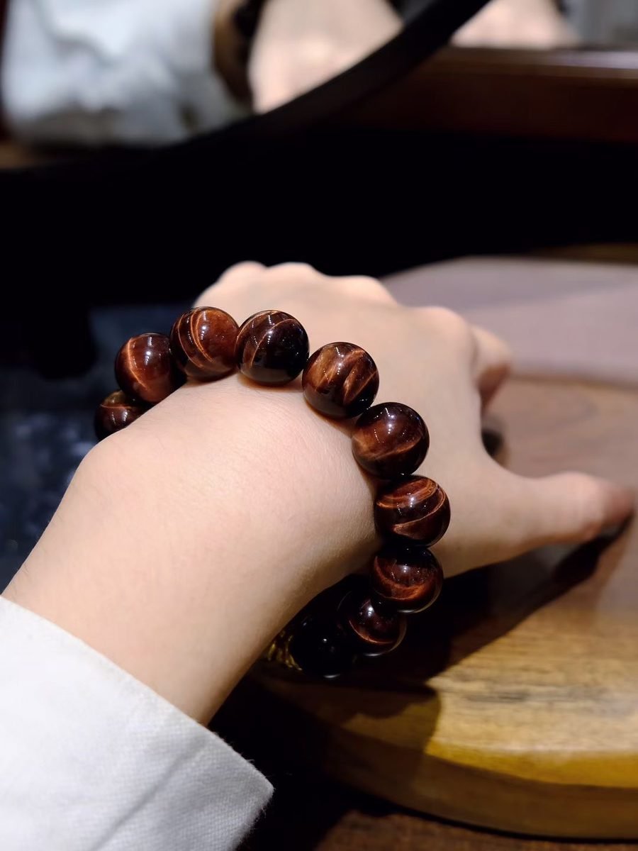 Citrine Bracelet with Tiger Eye — Ref. 00925 - Image 5