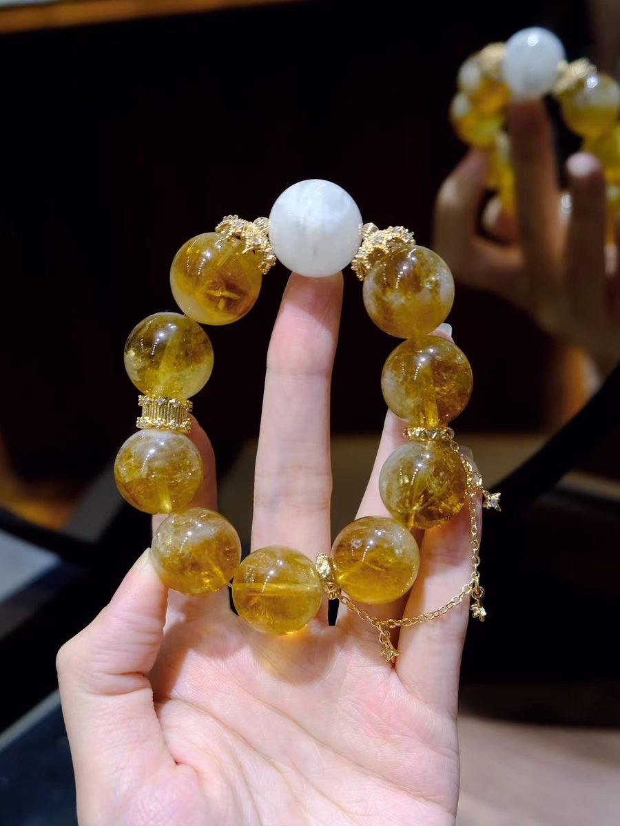 18mm Citrine Bracelet