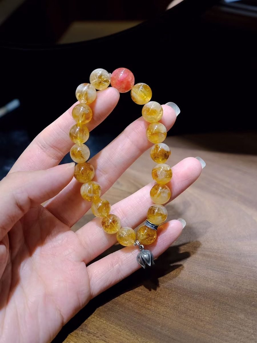 9mm Citrine Bracelet — Ref. 01027 - Image 5
