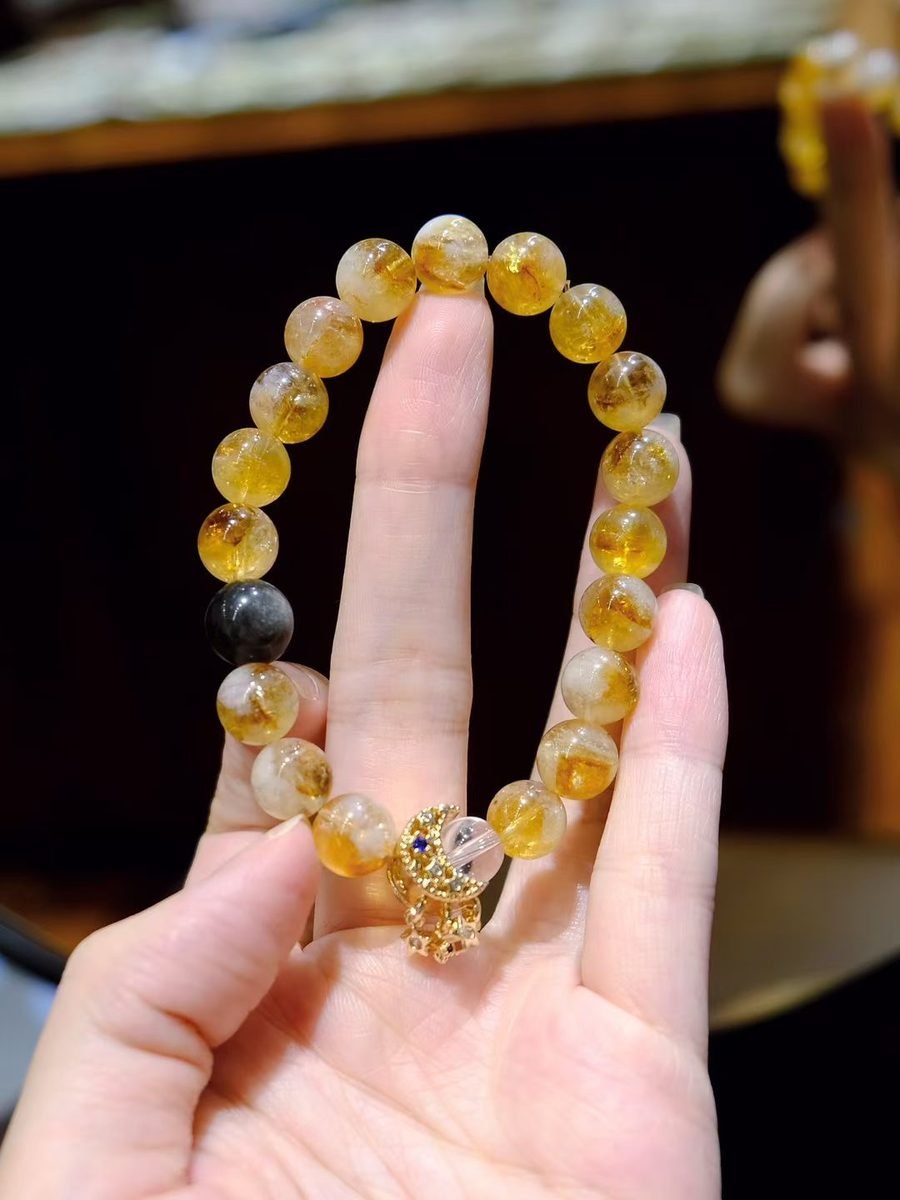 9mm Citrine Bracelet — Ref. 01030