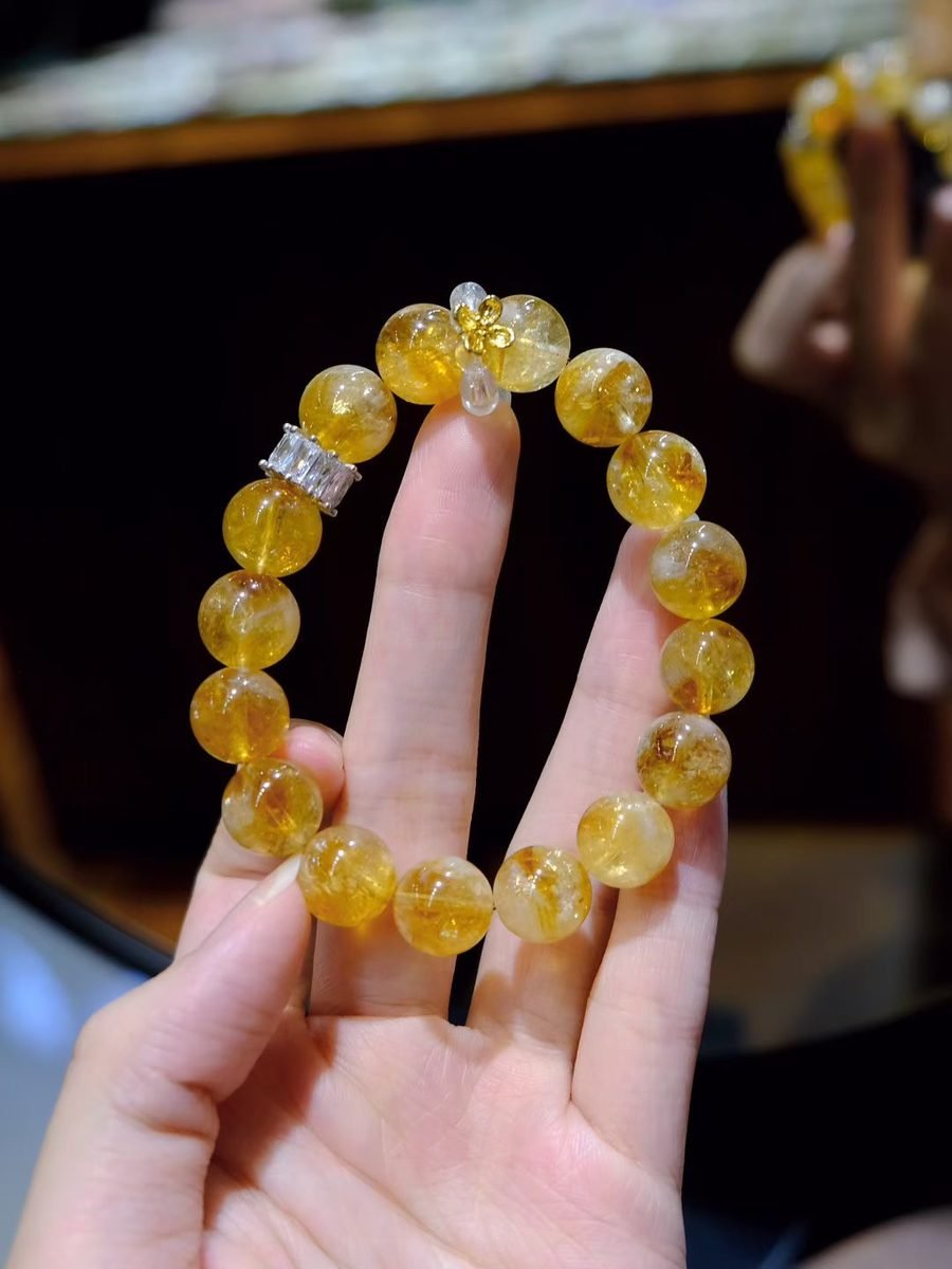 11mm Citrine Bracelet — Ref. 01172