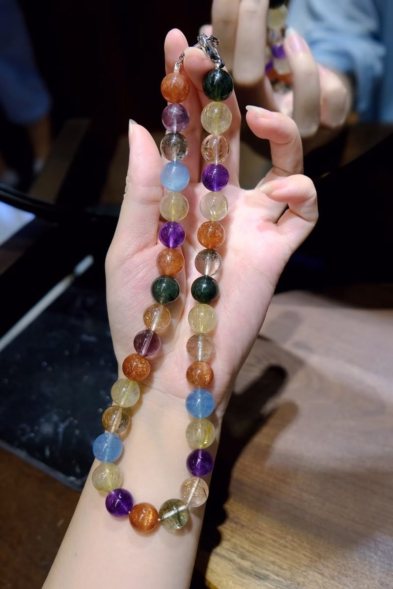 11mm 7 Chakra Balancing Necklace — Ref. 01316