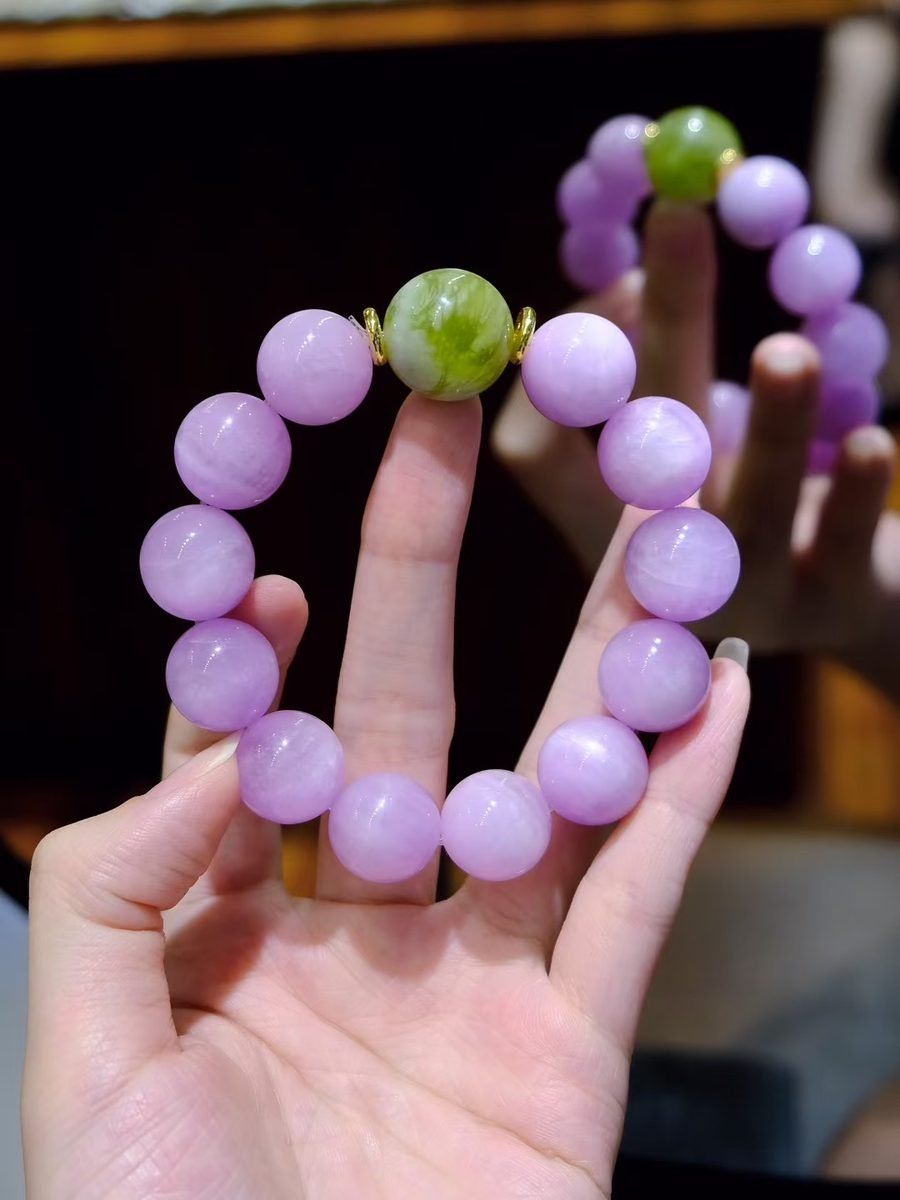 Amethyst Bracelet with Kunzite — Ref. 01327