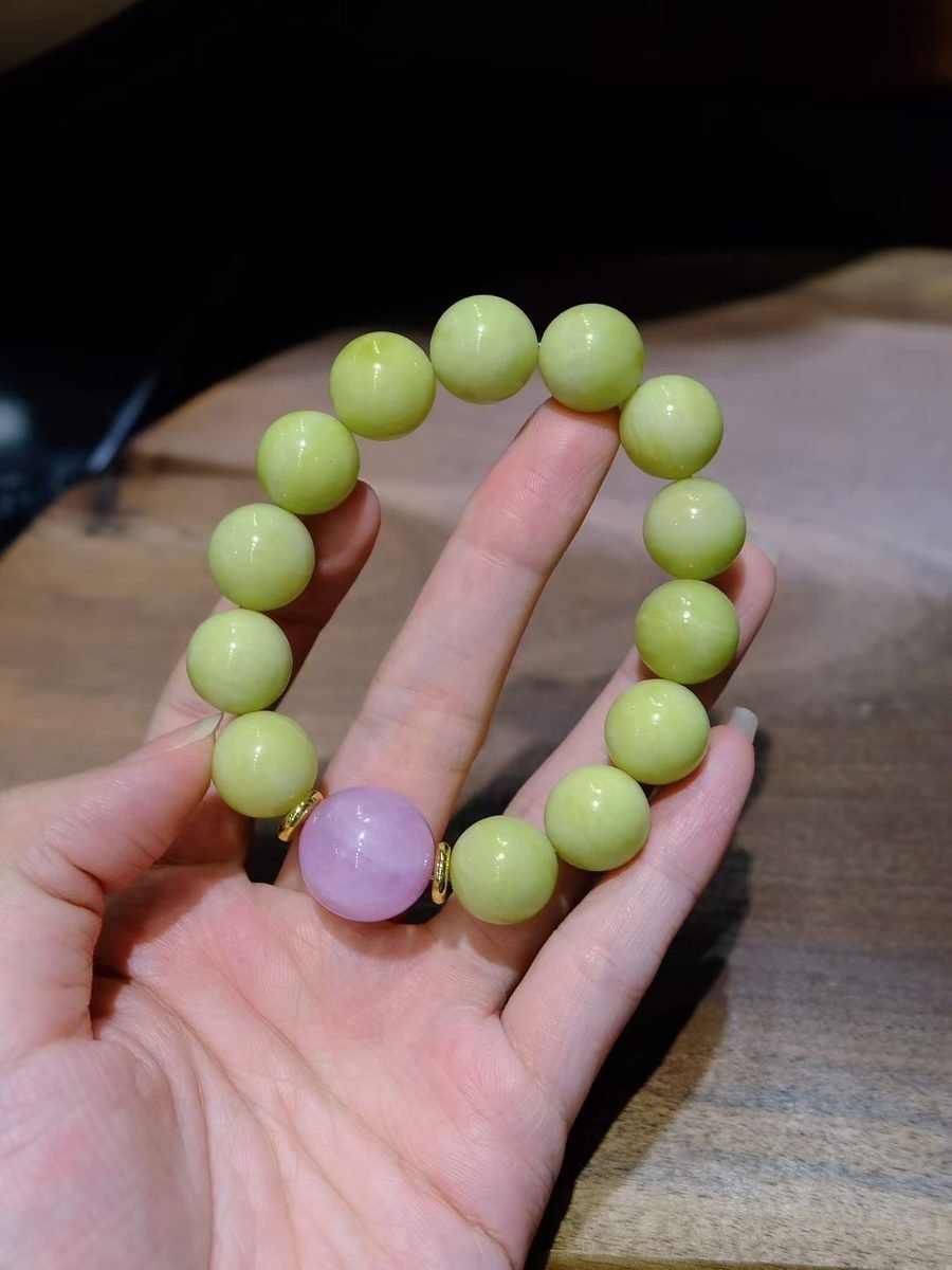 Amethyst Bracelet with Kunzite — Ref. 01329