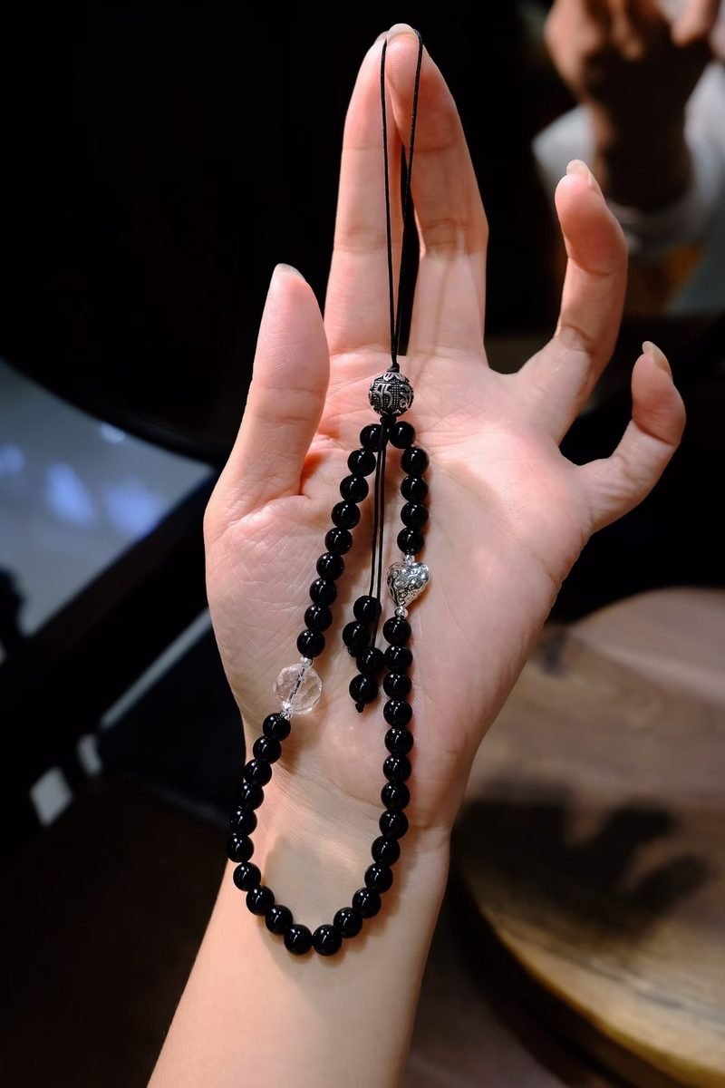 6mm Black Obsidian Bracelet