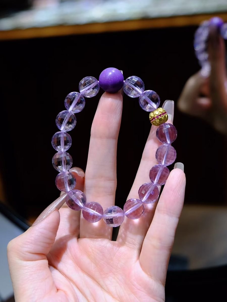 Amethyst Faceted Bracelet