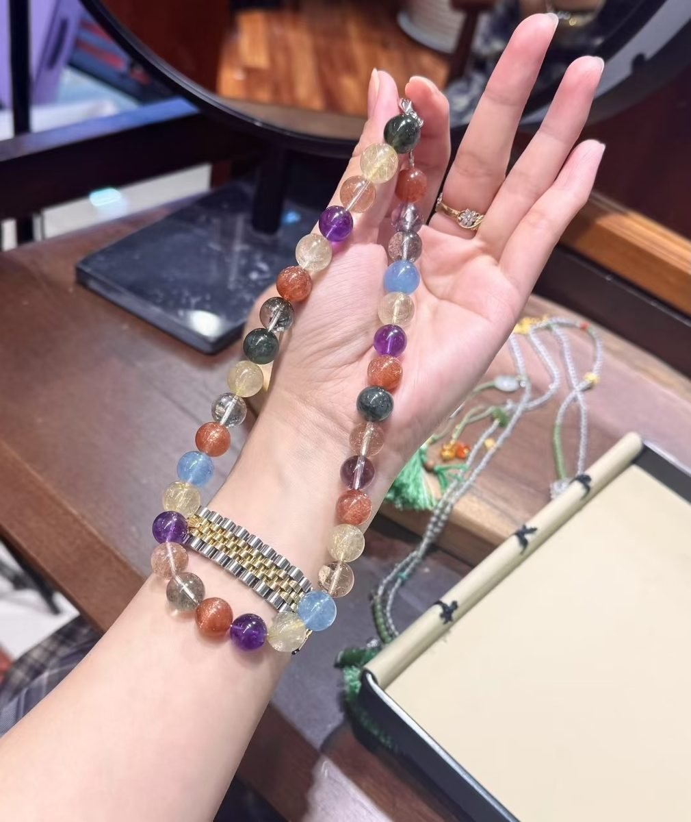 11mm 7 Chakra Balancing Necklace — Ref. 01398 - Image 3