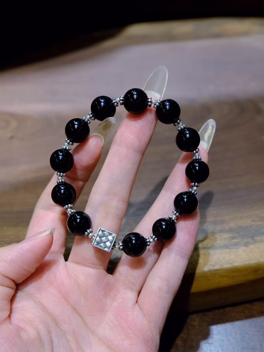 Black Obsidian Bracelet — Ref. 01432
