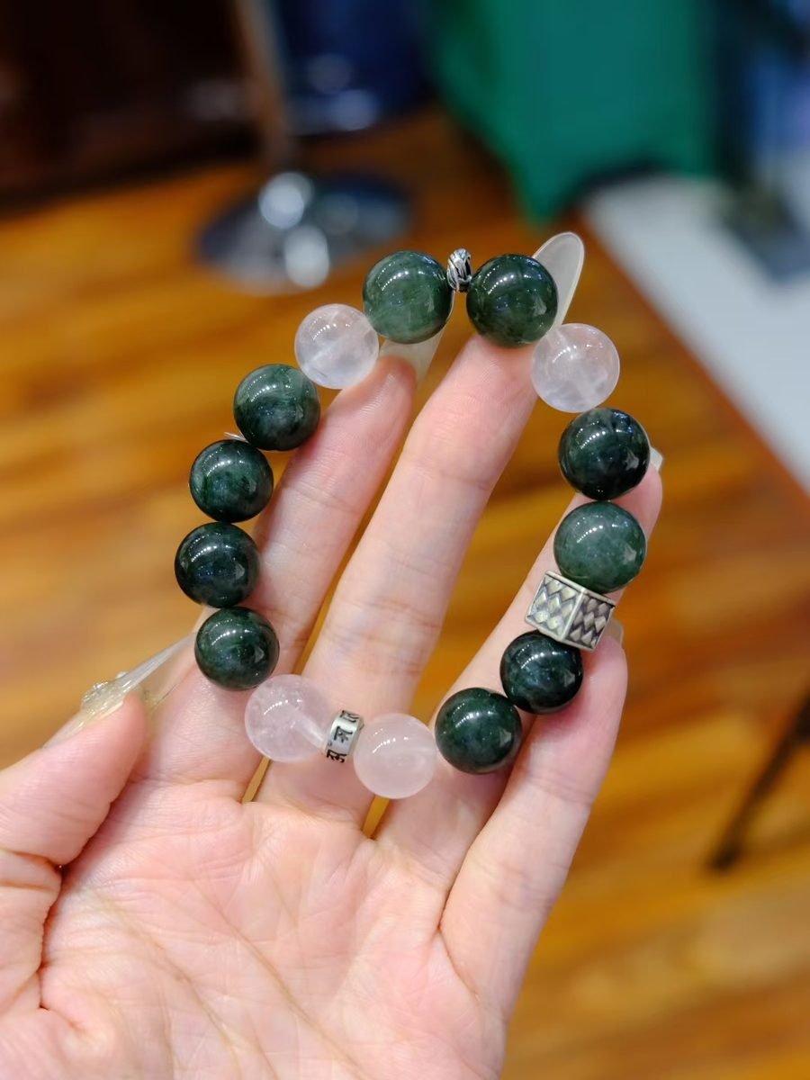 12mm Rose Quartz Bracelet — Ref. 01555