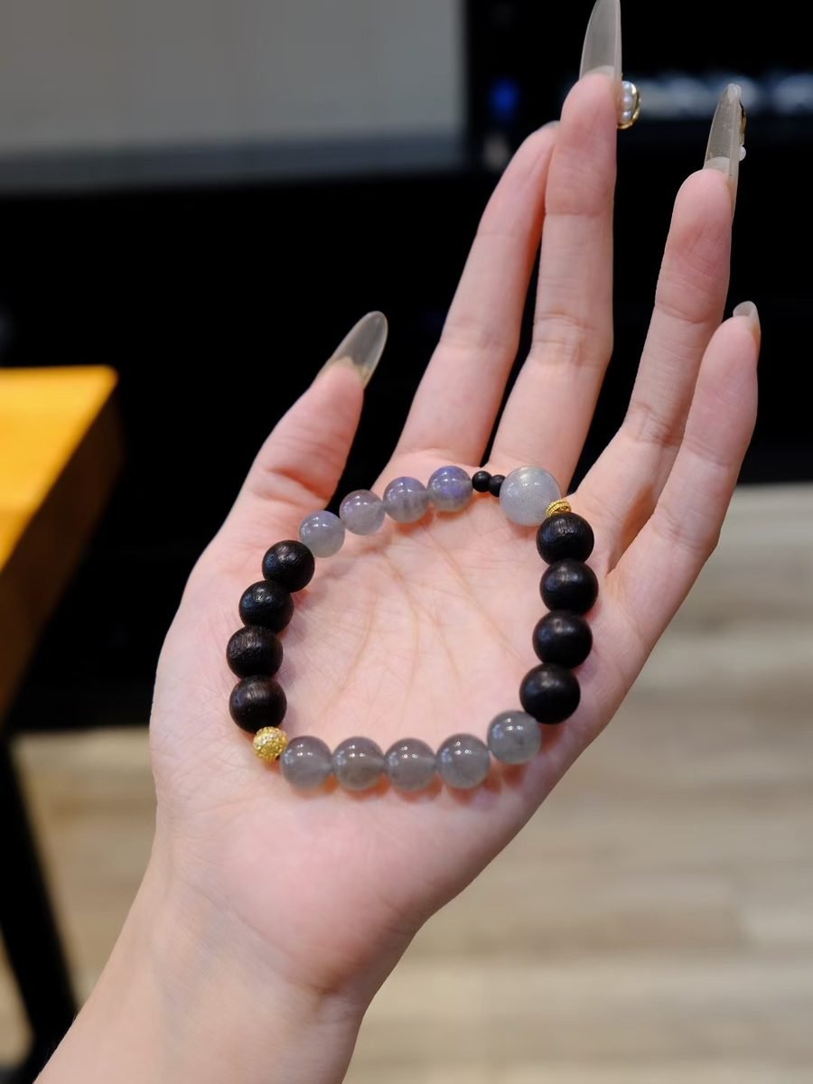 Rainbow Moonstone Bracelet — Ref. 01597 - Image 4