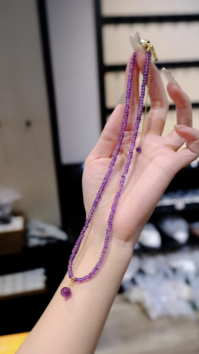 Amethyst Necklace — Ref. 01611 - Image 2