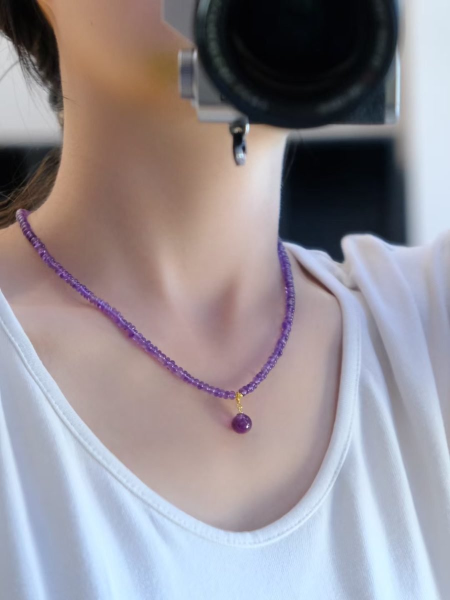 Amethyst Necklace — Ref. 01611 - Image 6