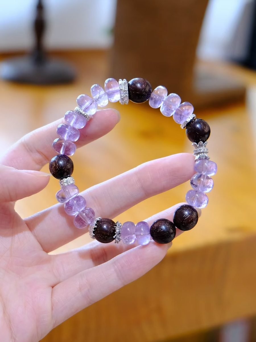 9mm Amethyst Bracelet — Ref. 01645