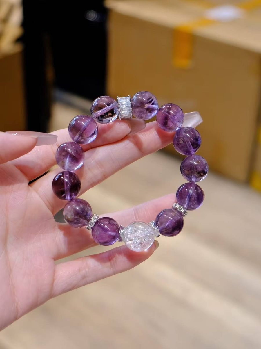 13-14mm Amethyst Bracelet