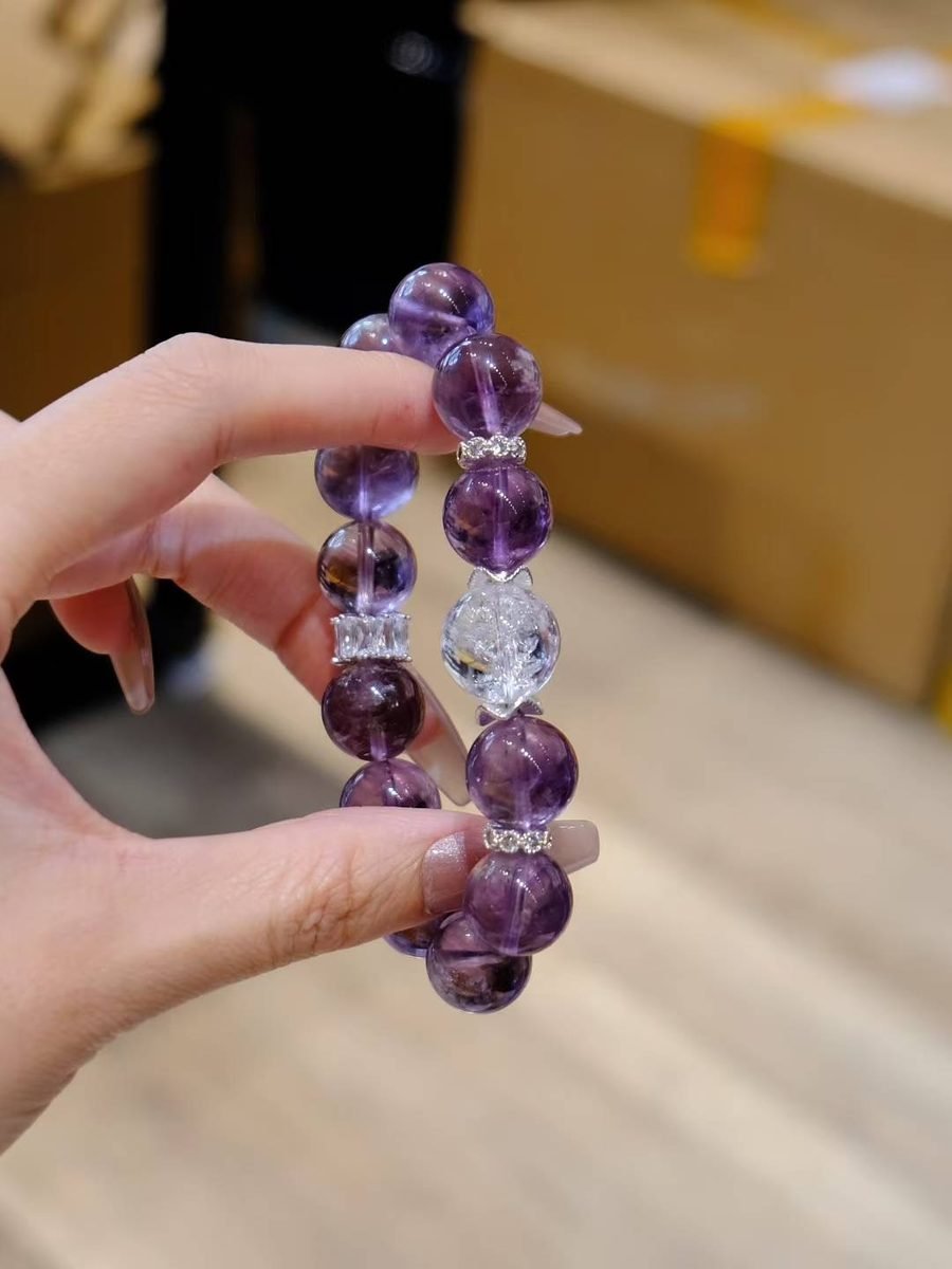 13-14mm Amethyst Bracelet - Image 3