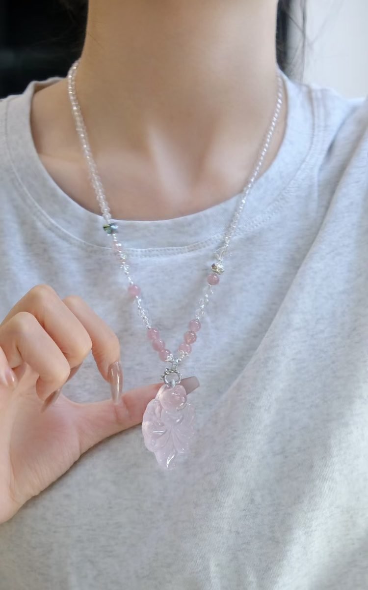 6mm Rose Quartz Bracelet — Ref. 01671 - Image 5