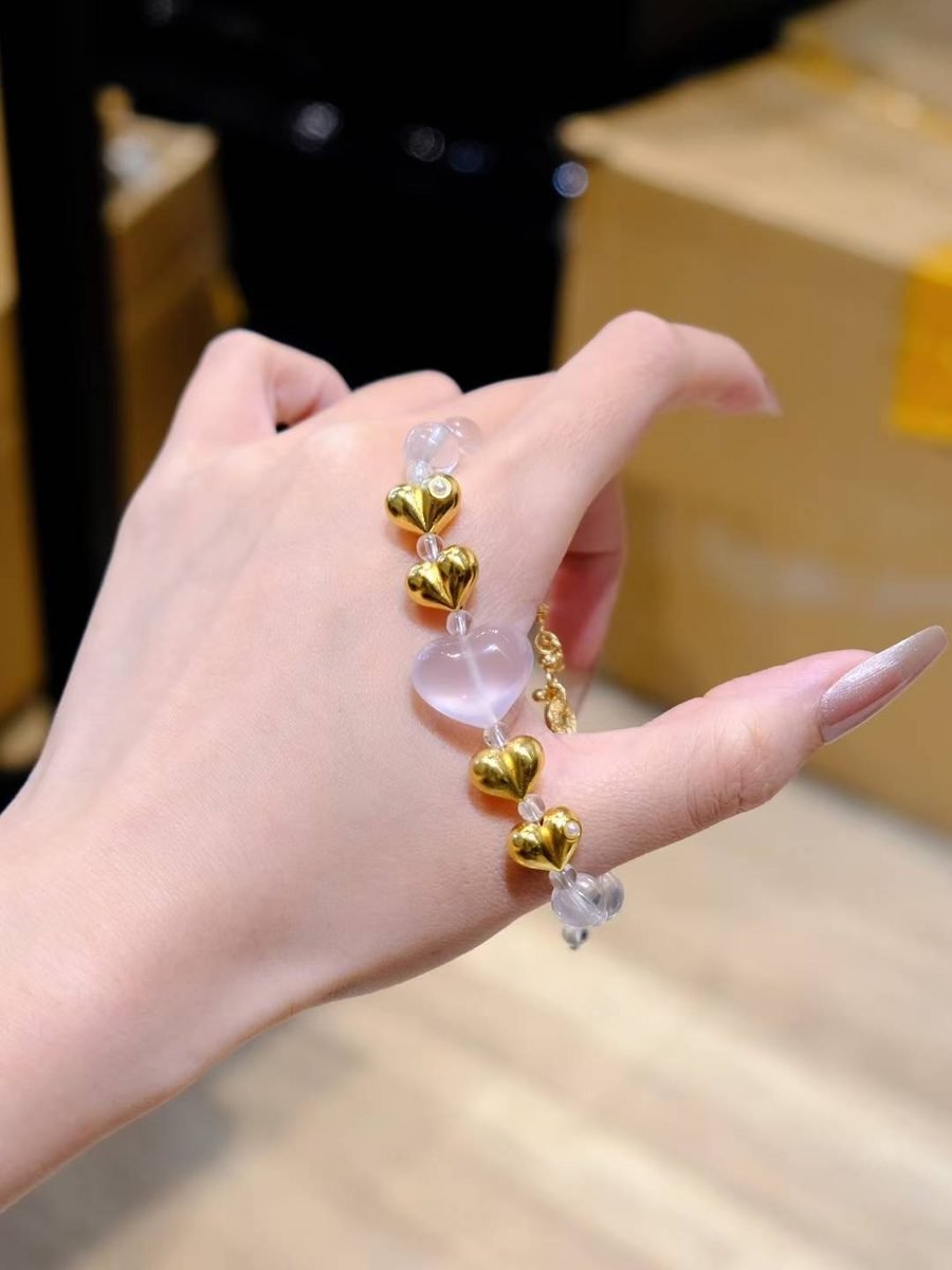 Rose Quartz Bracelet — Ref. 01739 - Image 3