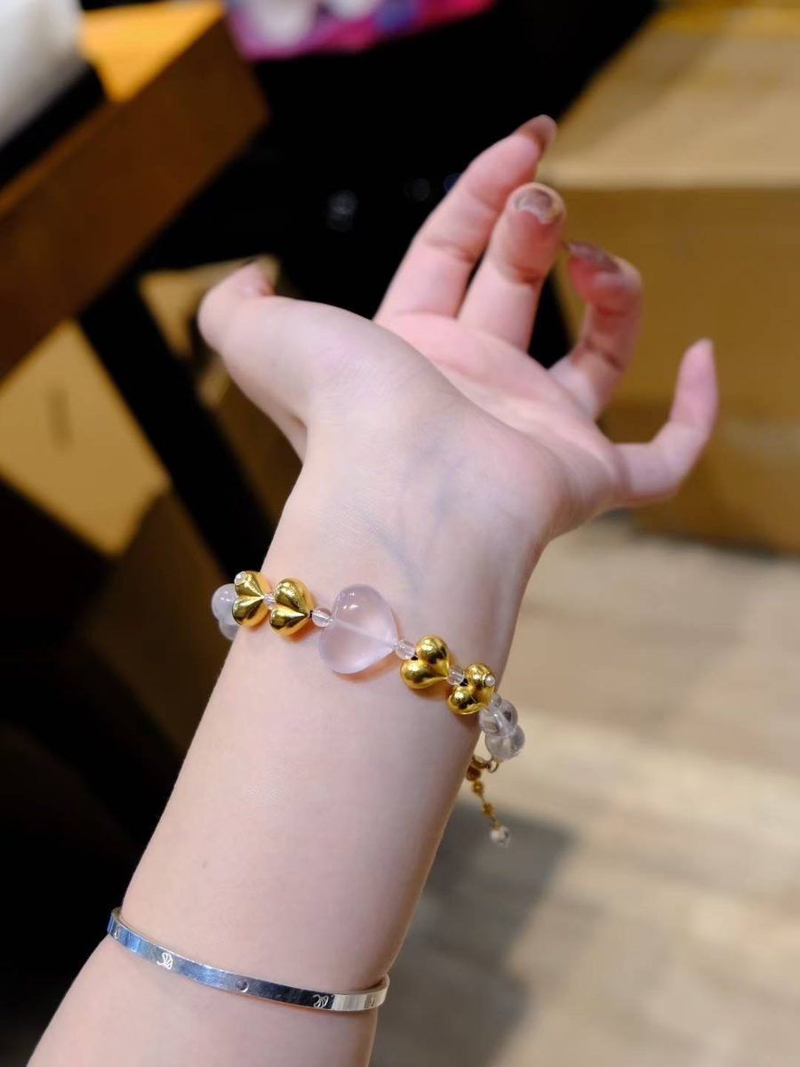 Rose Quartz Bracelet — Ref. 01739 - Image 4