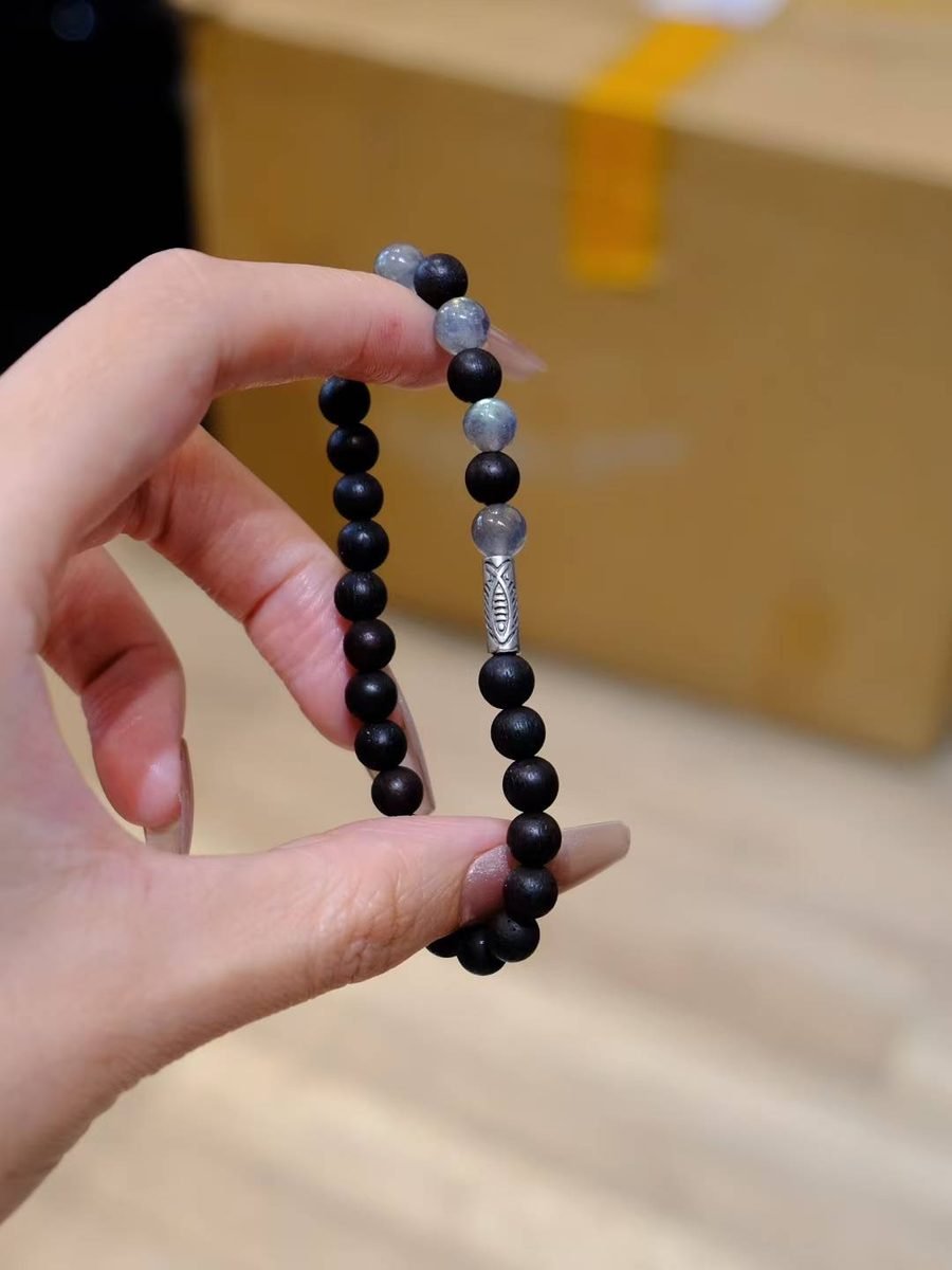 Rainbow Moonstone Bracelet — Ref. 01755 - Image 2
