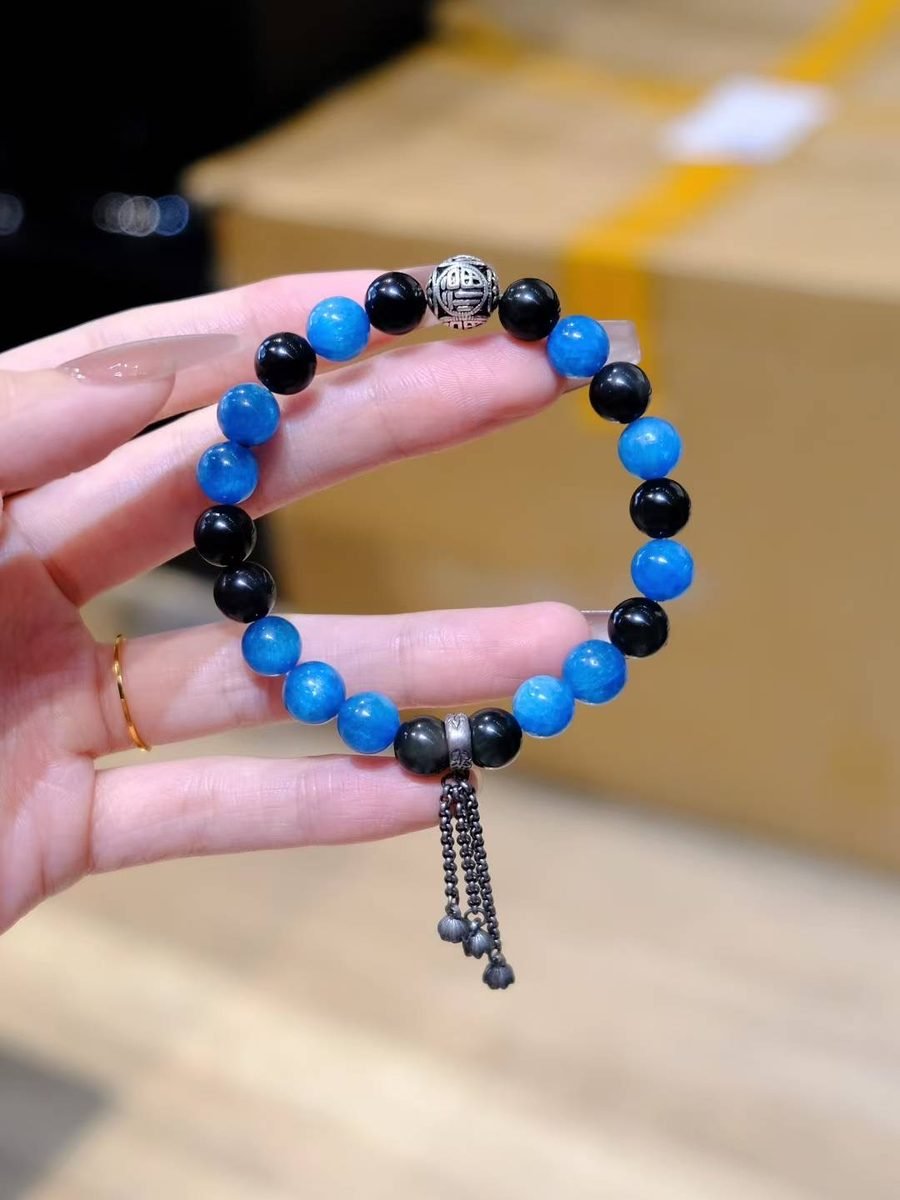 Black Obsidian Bracelet — Ref. 01843