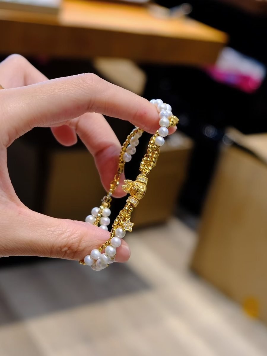 Rainbow Moonstone Bracelet — Ref. 01912 - Image 3