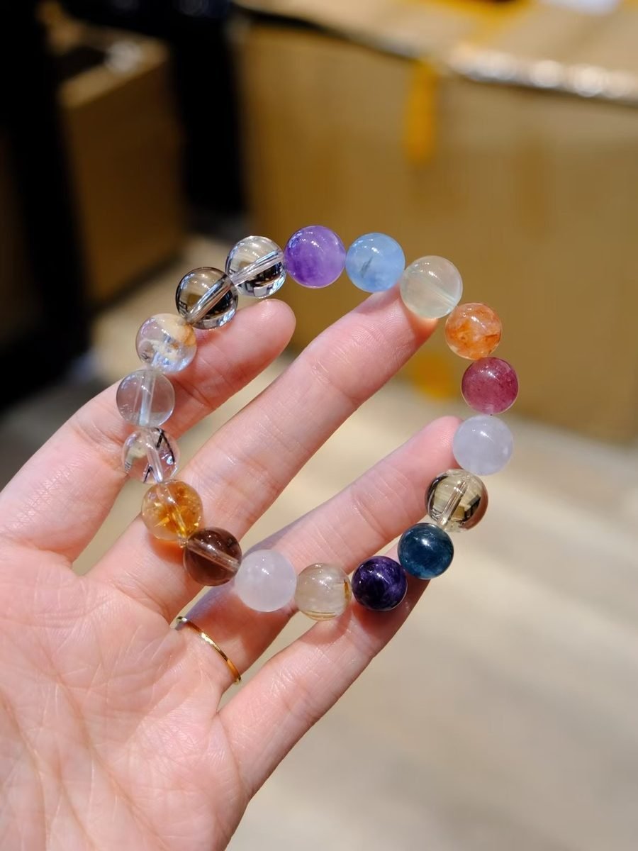 9-11mm 7 Chakra Balancing Bracelet — Ref. 01923