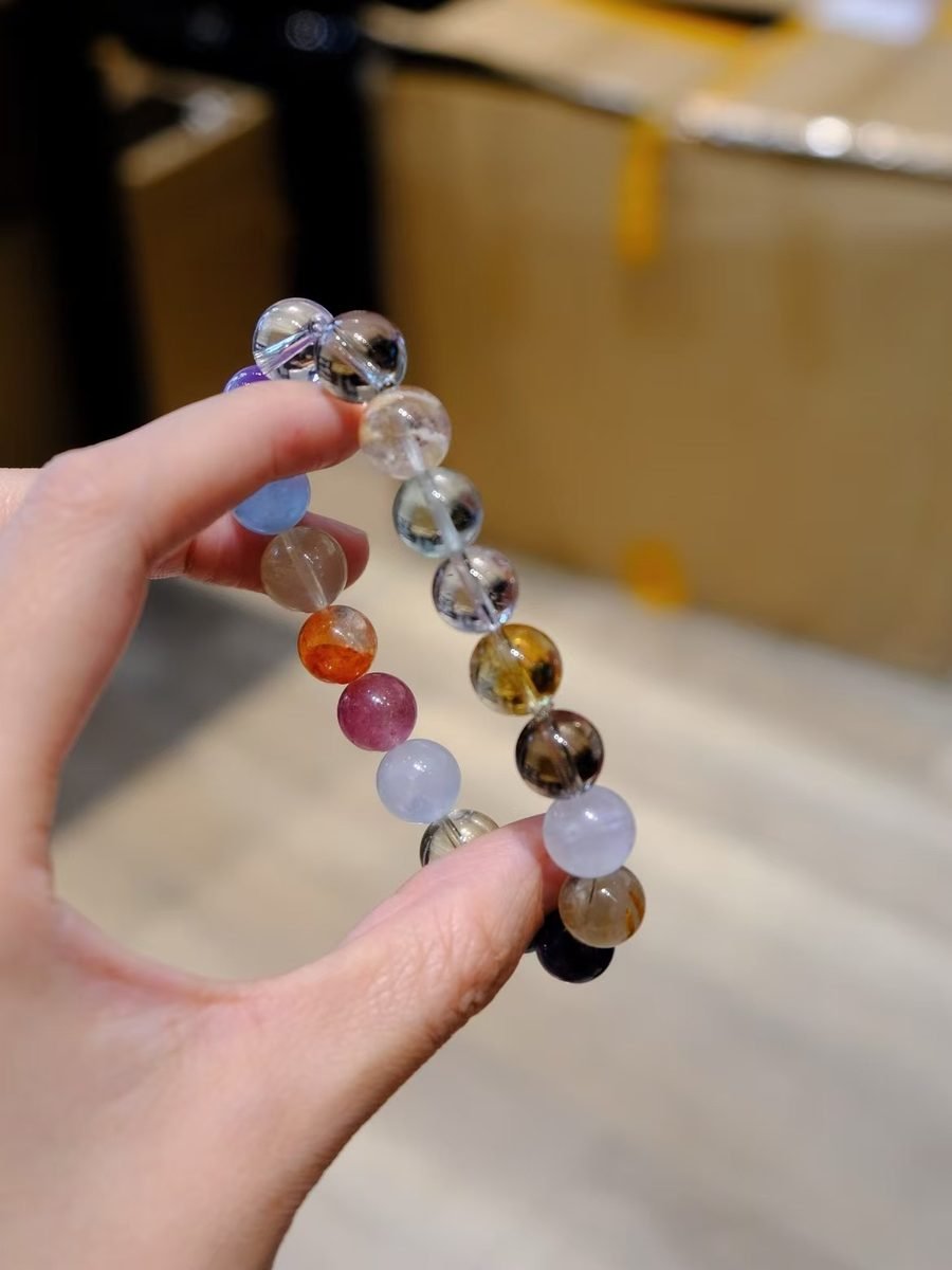 9-11mm 7 Chakra Balancing Bracelet — Ref. 01923 - Image 2