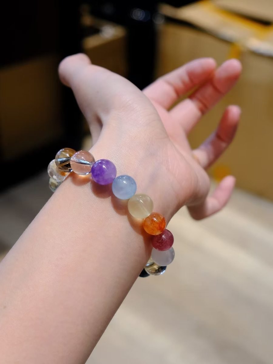 9-11mm 7 Chakra Balancing Bracelet — Ref. 01923 - Image 4