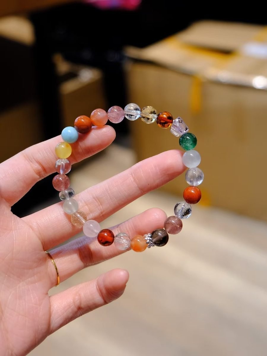 6-8mm 7 Chakra Balancing Bracelet