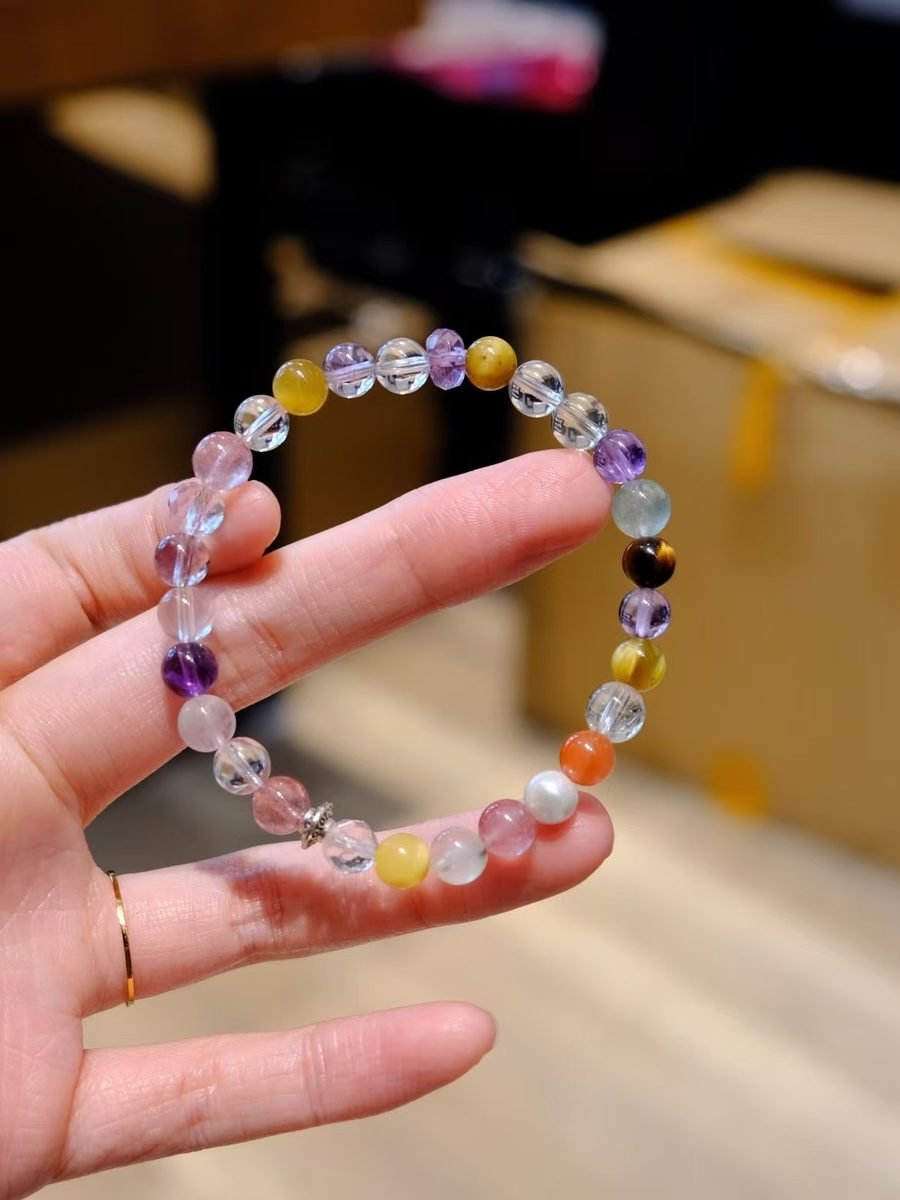 6-7mm 7 Chakra Balancing Bracelet
