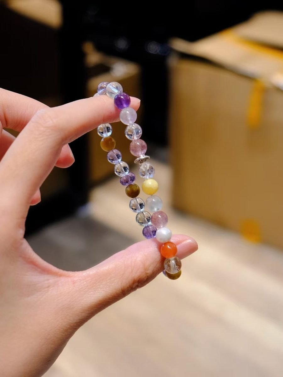 6-7mm 7 Chakra Balancing Bracelet - Image 2