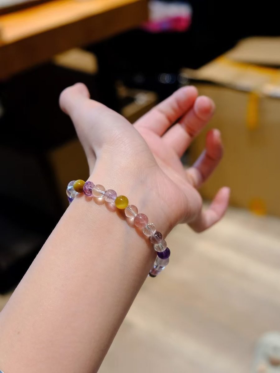 6-7mm 7 Chakra Balancing Bracelet - Image 3