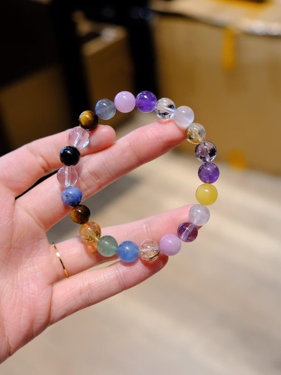 8-9mm 7 Chakra Balancing Bracelet — Ref. 01931