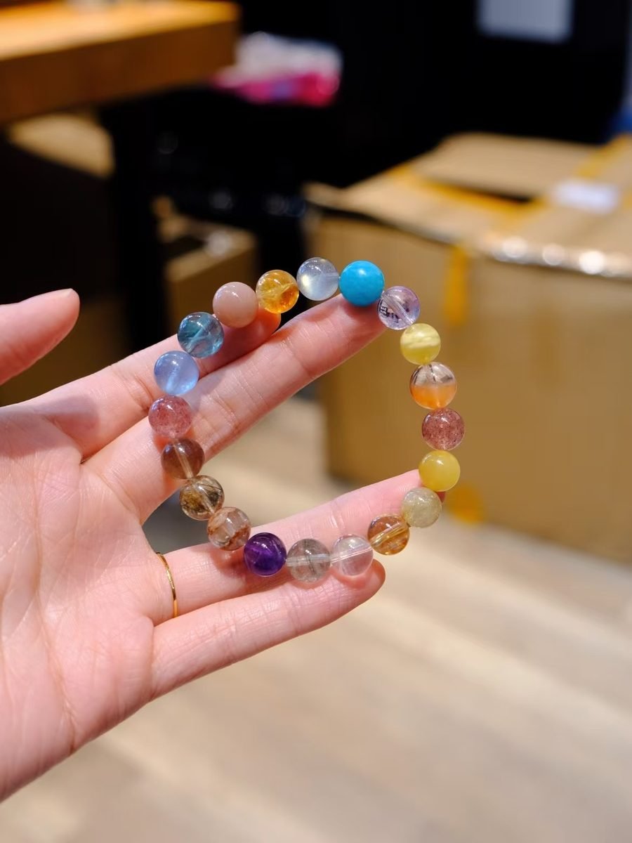 9-11mm 7 Chakra Balancing Bracelet — Ref. 01933