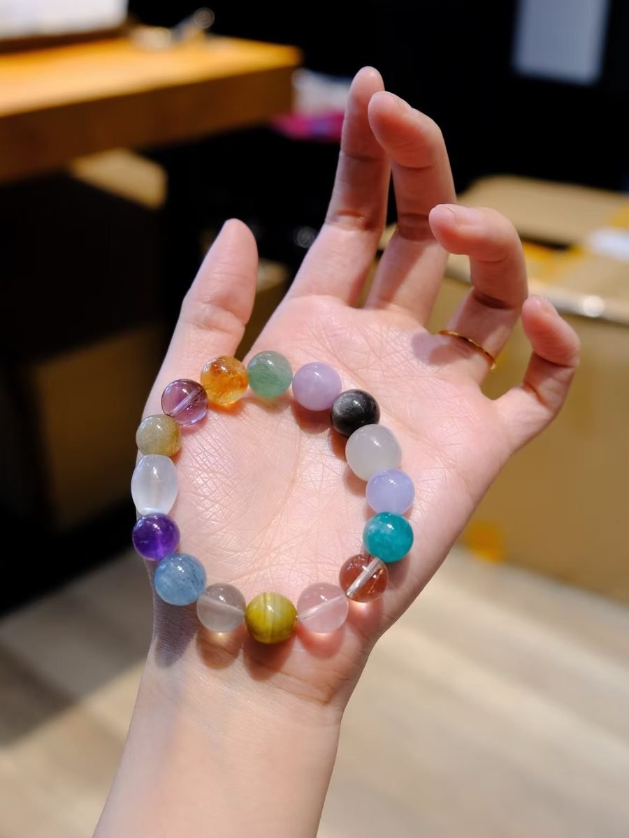 11-13mm 7 Chakra Balancing Bracelet — Ref. 01937