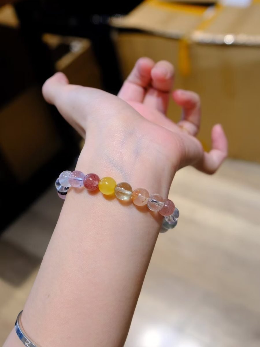 8-9mm 7 Chakra Balancing Bracelet — Ref. 01939 - Image 2