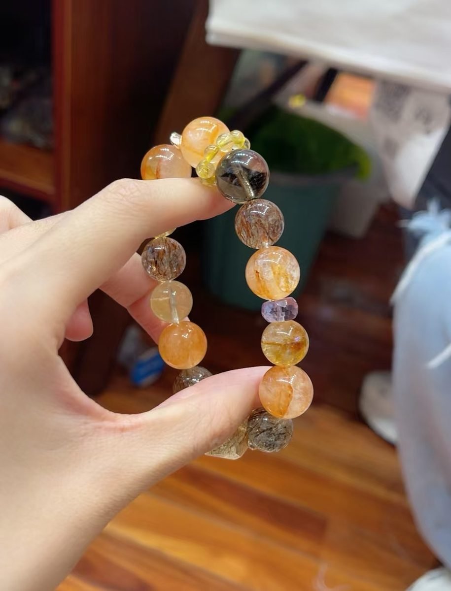 Citrine Bracelet with Smoky Quartz - Image 2