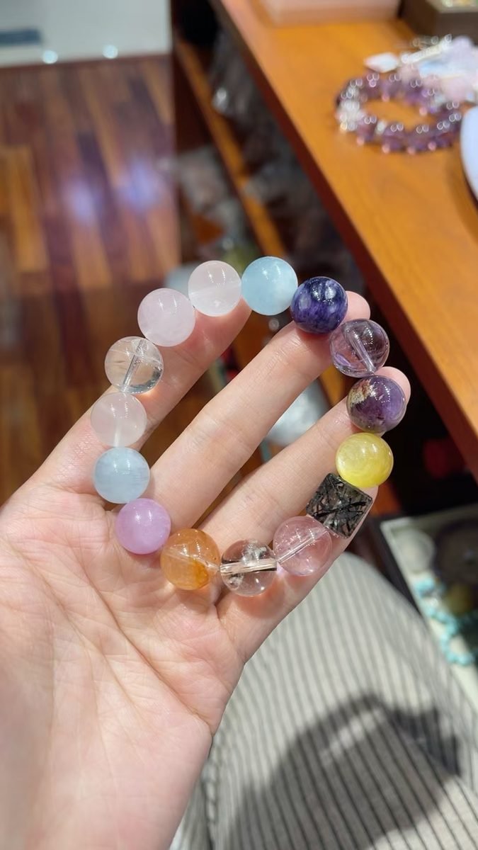 13mm 7 Chakra Balancing Bracelet — Ref. 01952