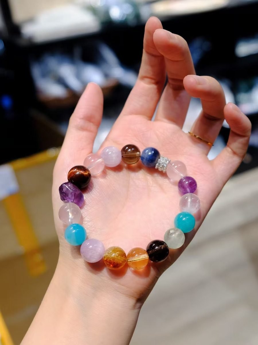 10-11mm 7 Chakra Balancing Bracelet — Ref. 01974