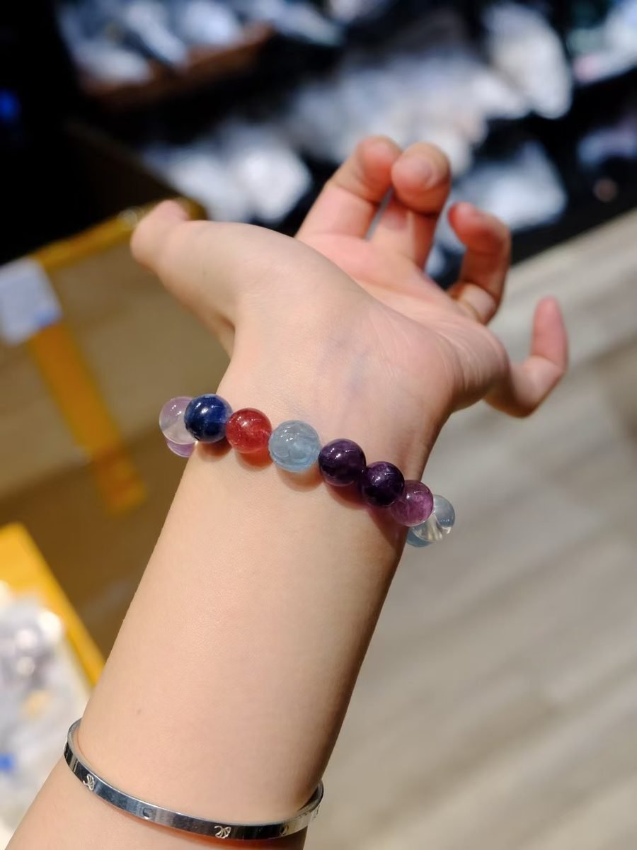 10-11mm 7 Chakra Balancing Bracelet — Ref. 01975 - Image 2