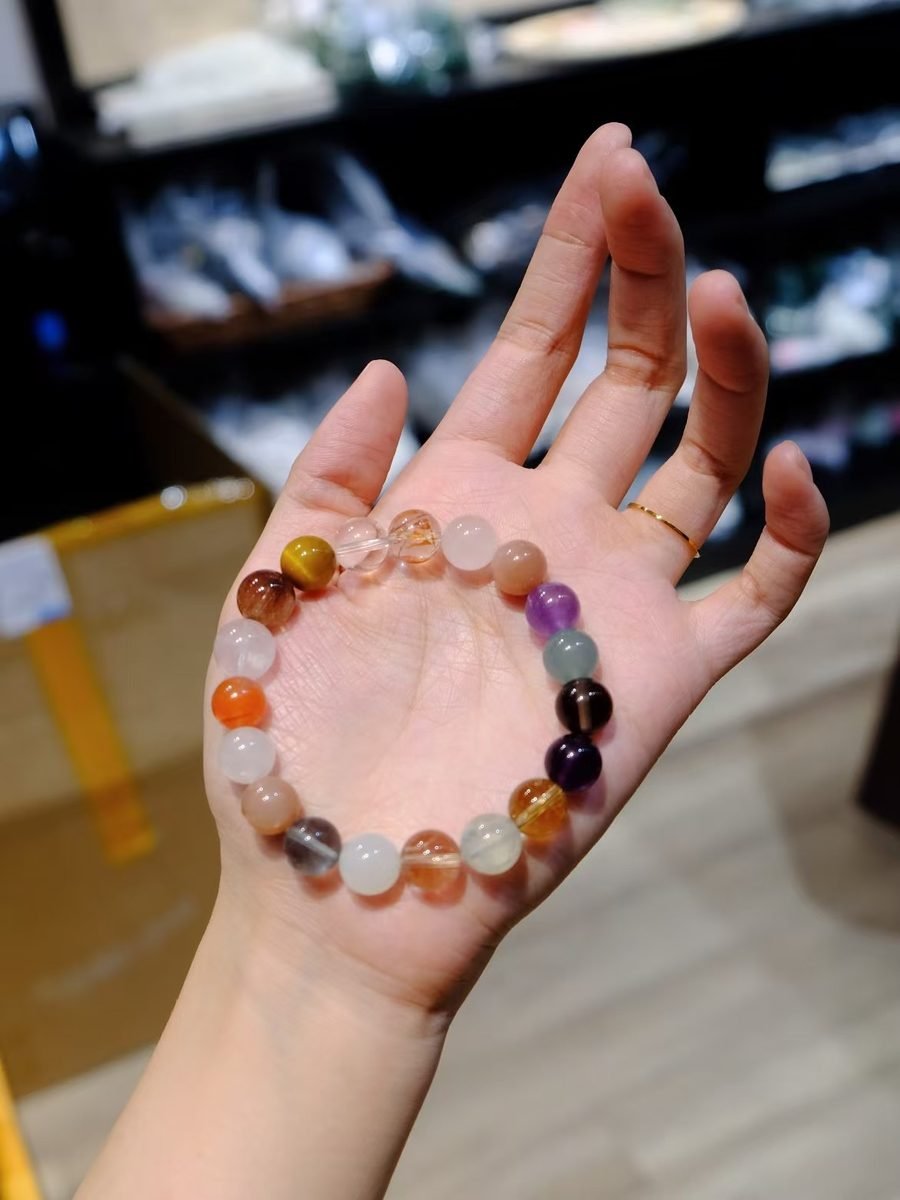 10mm 7 Chakra Balancing Bracelet — Ref. 01976