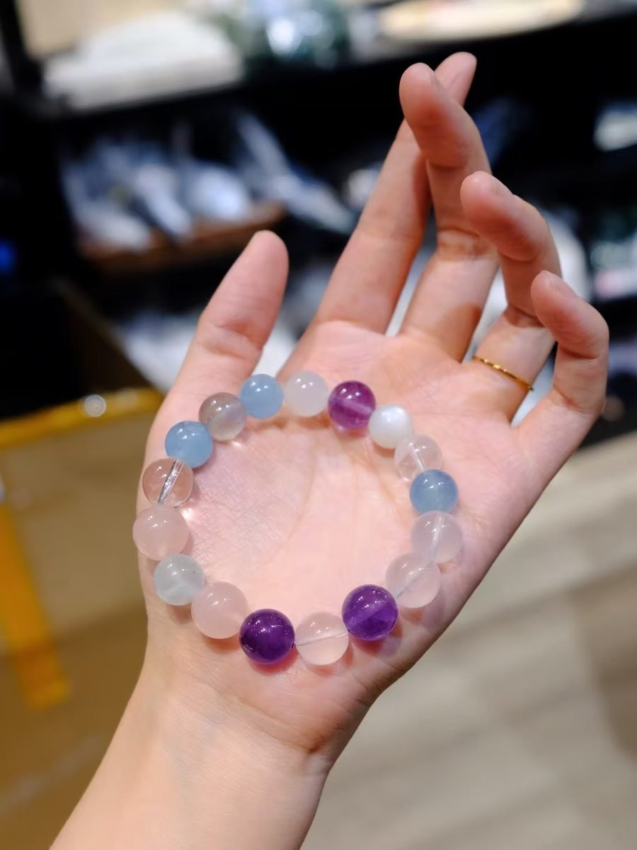 11-12mm 7 Chakra Balancing Bracelet — Ref. 01977