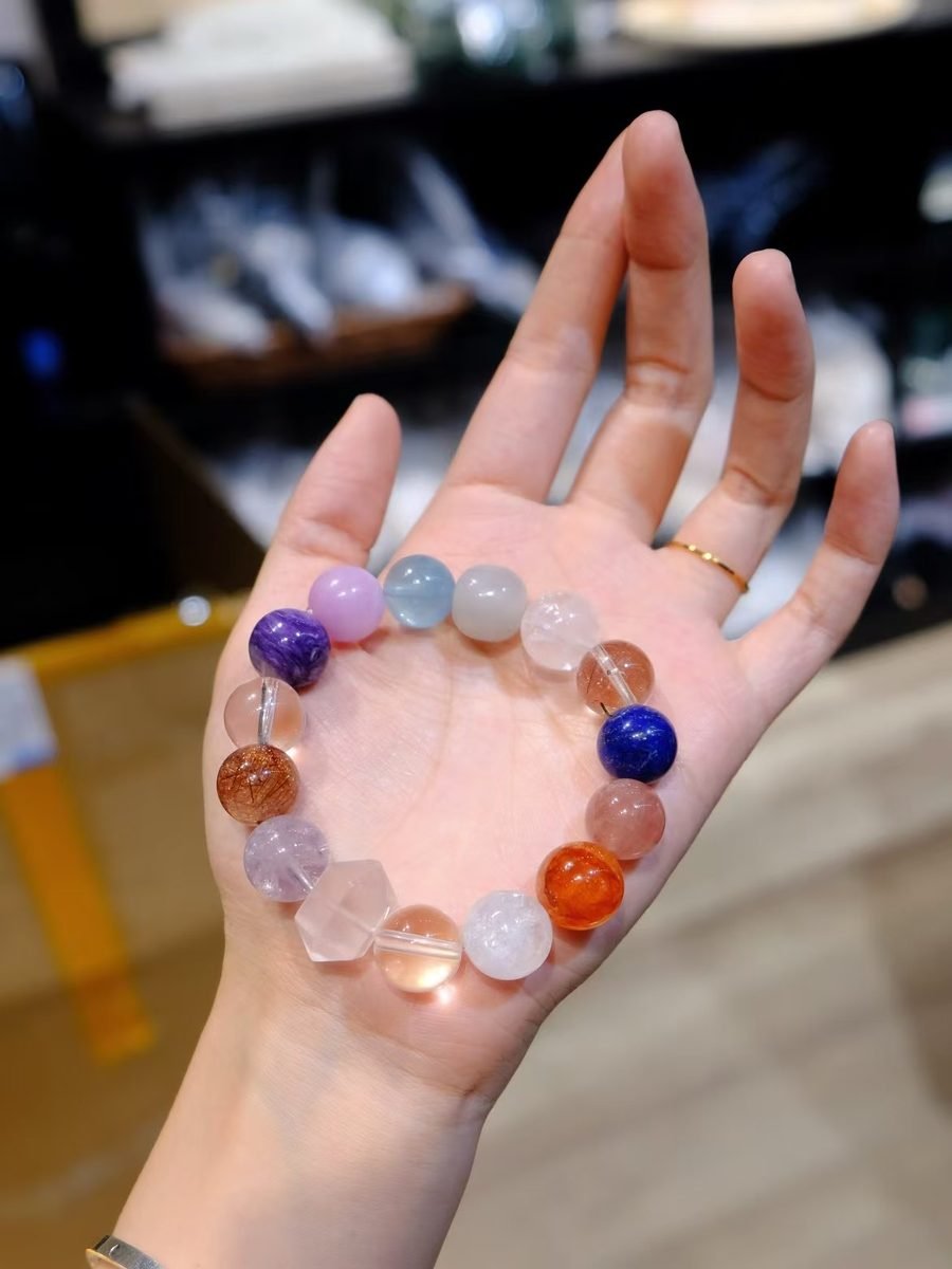 12-13mm 7 Chakra Balancing Bracelet