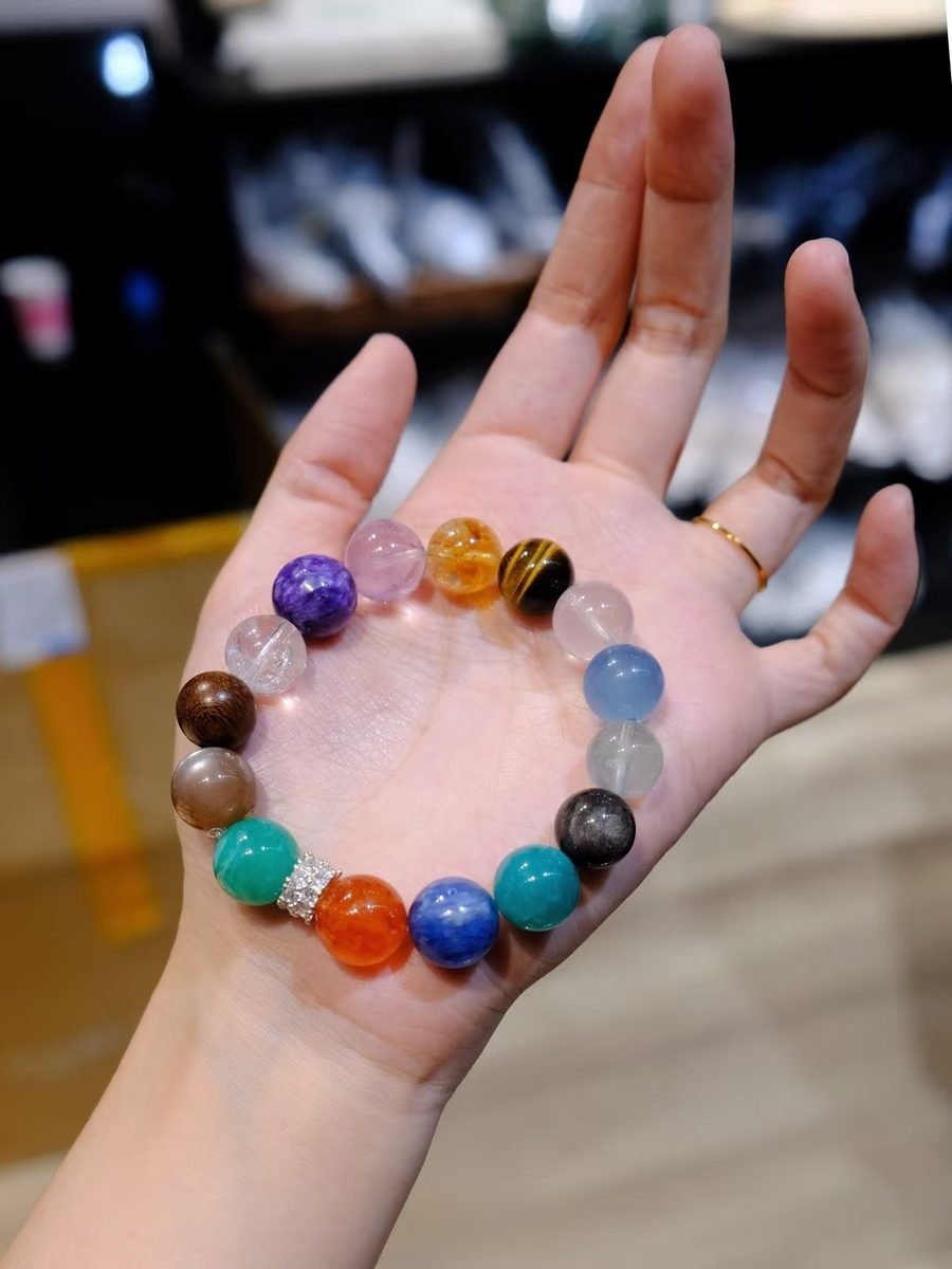 11-13mm 7 Chakra Balancing Bracelet — Ref. 01980