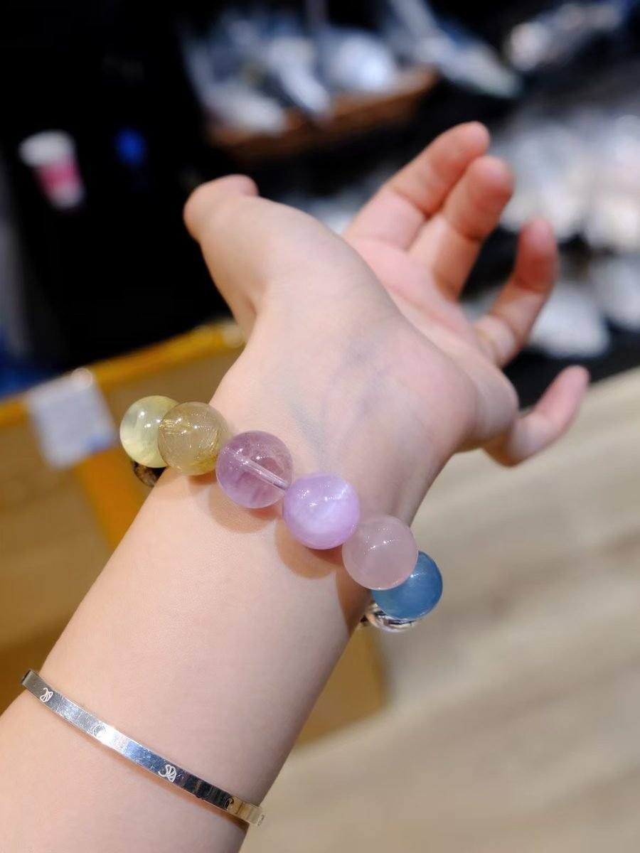 14-15mm 7 Chakra Balancing Bracelet - Image 3