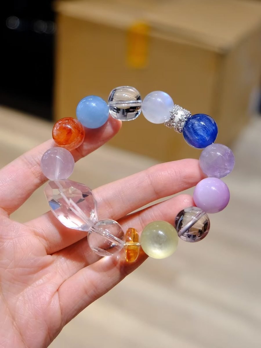 13-15mm 7 Chakra Balancing Bracelet — Ref. 01984