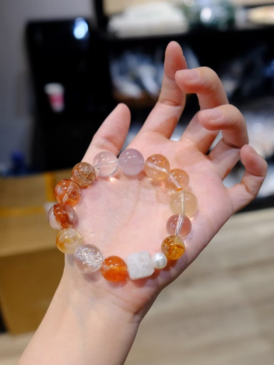 12-14mm 7 Chakra Balancing Bracelet — Ref. 01989